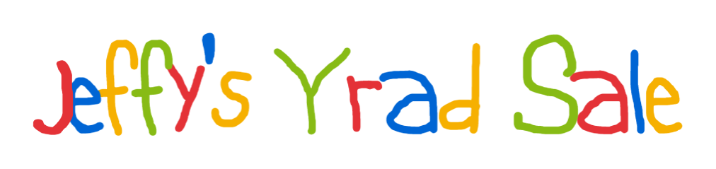 Jeffy's Yrad Sale Logo